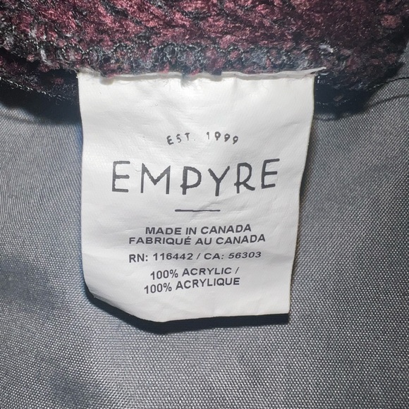 Empyre Burgundy Knit Beanie - Picture 2 of 2